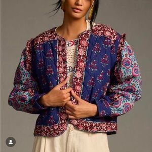 Llani Quilt Jacket NWT Anthropologie